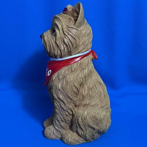 NEW ~ NWT YORKIE ~ YORKSHIRE TERRIER LOVE KISSES & HUGS GORGEOUS STATUE / FIGURE - Picture 5 of 16